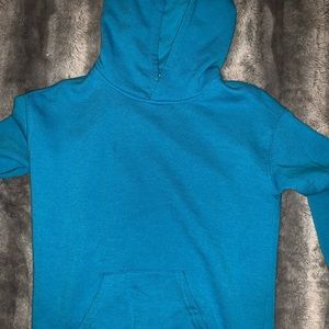 Solid blue boyfriend hoodie